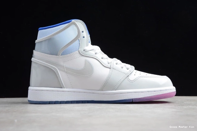High Jordan Air Retro Zoom 1 Racer Blue White CK6637-104 0814